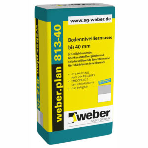 Weber.plan 813-40 Bodennivelliermasse 40 mm 25 kg