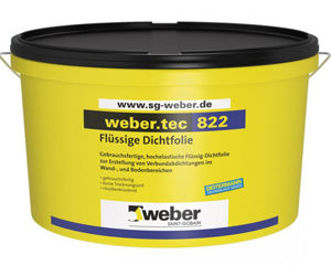 Weber.tec 822 Flüssige Dichtfolie hellgrau 8 kg