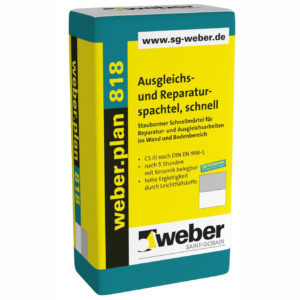 Weber.plan 818 Ausgleichs-und Reparaturspachtel 20 kg