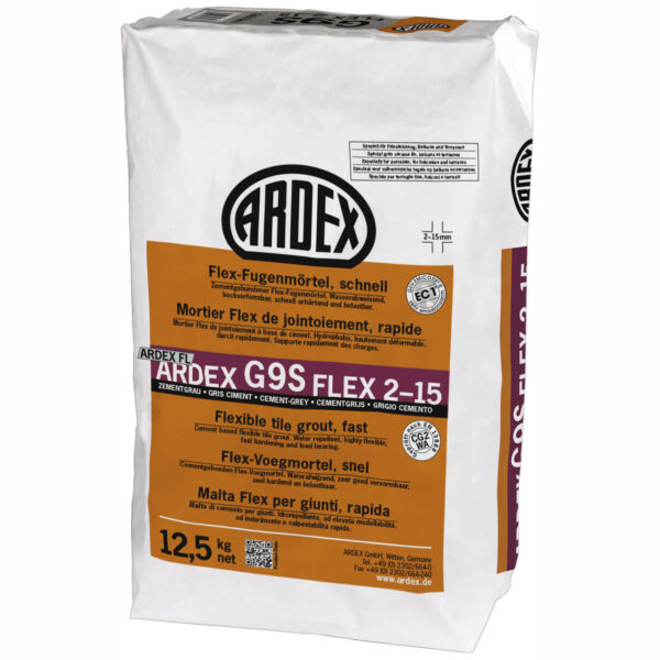 Ardex Fugenmörtel G9S Flex zementgrau 12.5 kg