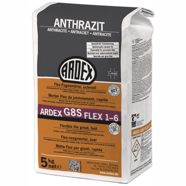 Ardex Fugenmörtel G8S Flex anthrazit 5 kg