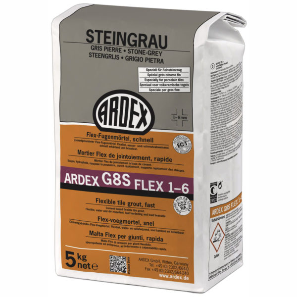 Ardex Fugenmörtel G8S Flex steingrau 5 kg