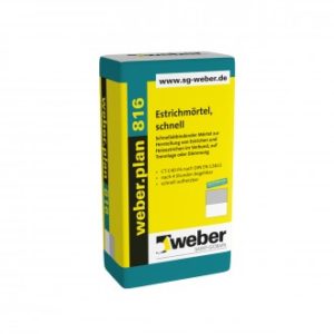 Weber.plan 816 Estrichmoertel schnell 25 kg