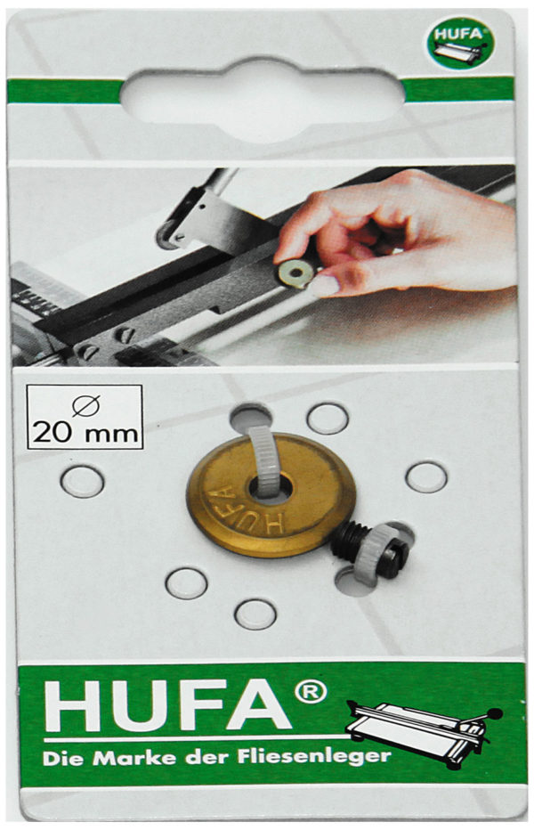 Hufa Rädchen TIN 20 mm, 3 mm + Achse SB