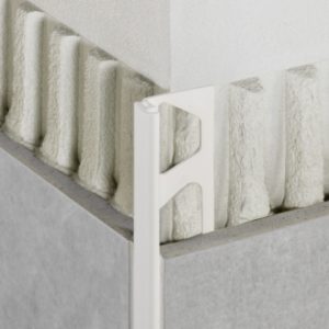 Schlüter-Jolly-P 2.5m Dekorprofil brillantweiß H=10mm