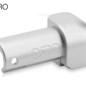 Schlüter-Rondec-EB Außenecke Dekorprofil Edelstahlimit. H=12.5mm