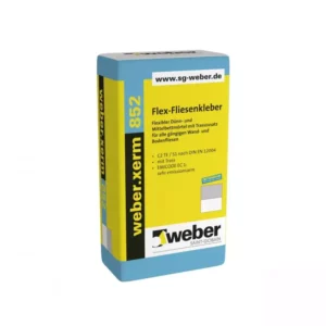 Weber.xerm 852 Flex Fliesen- und Natursteinkleber grau 25 kg